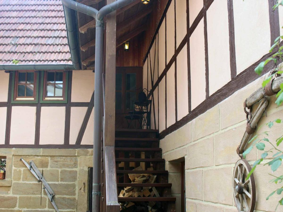 Ferienwohnung Koppelblick Pfarrweisach ภายนอก รูปภาพ