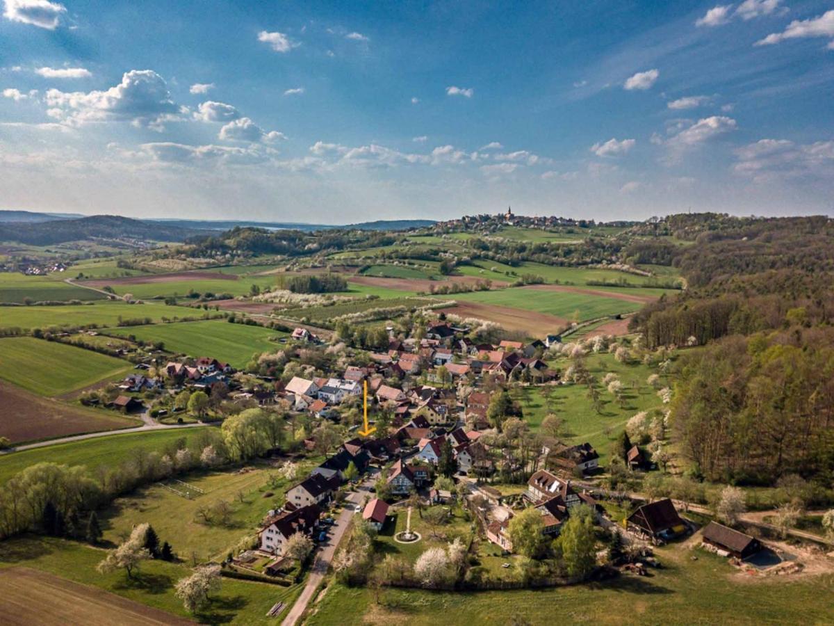 Ferienwohnung Koppelblick Pfarrweisach ภายนอก รูปภาพ